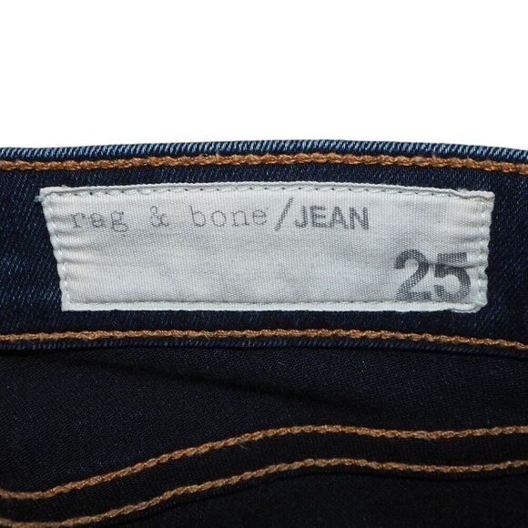 Rag & Bone 10 Inch Skinny Dark Wash Jeans W1532K089AST Women's 25 - Picture 3 of 14